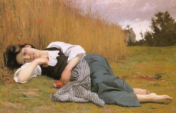 Adolphe William Bouguereau The Shell (mk26) oil painting image